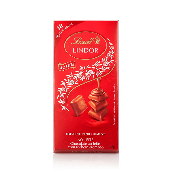 Chocolate Lindt Lindor Singles Ao leite - 100g