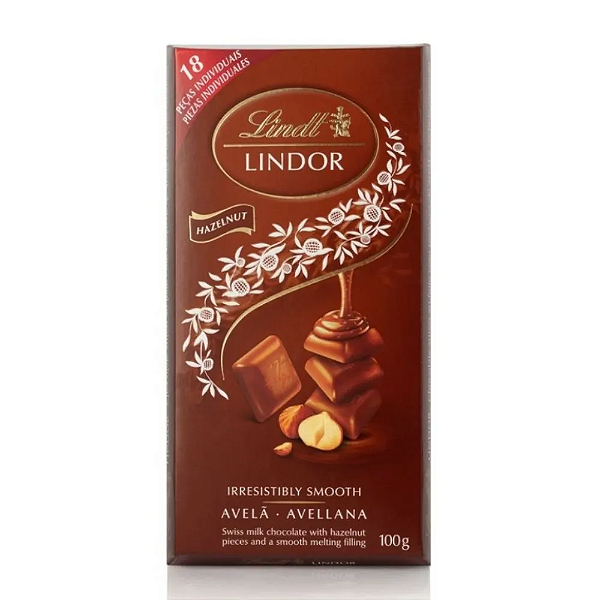 Chocolate Lindt Lindor Singles Avelã - 100g