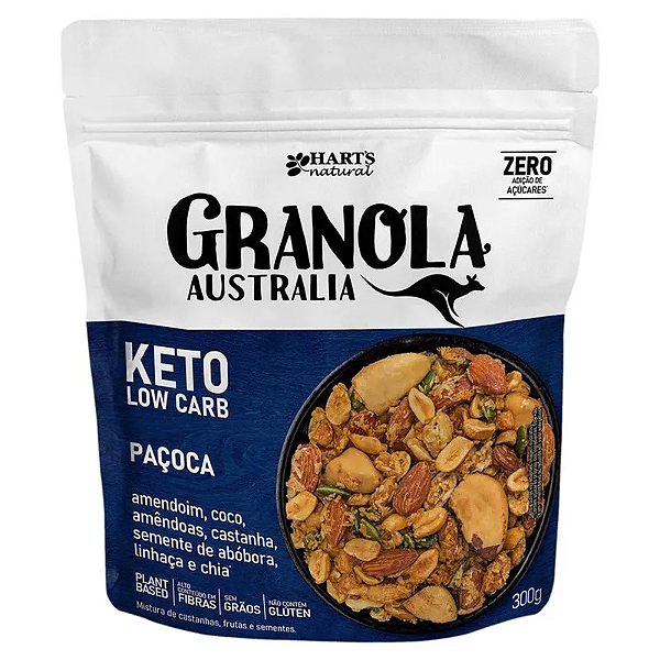 Granola Australia Keto Low Carb Paçoca - 300g