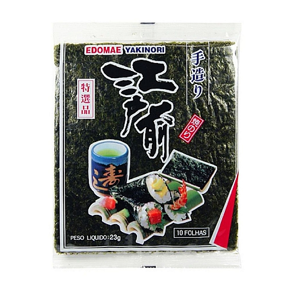 Alga YakiNori Edomae - 10 Folhas