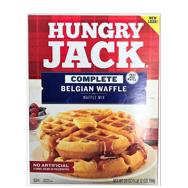 Massa para Waffle Belgian Hungry Jack - 794g