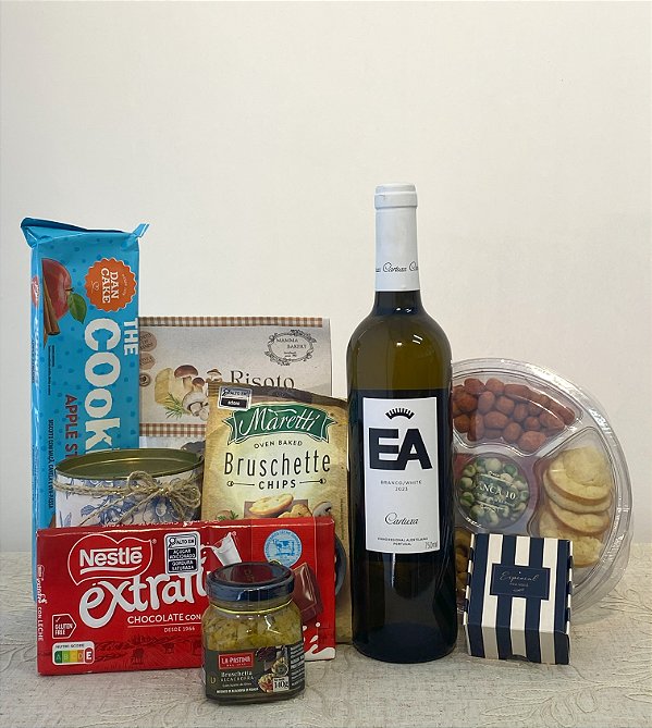 Cesta Vicenza - Vinho branco EA