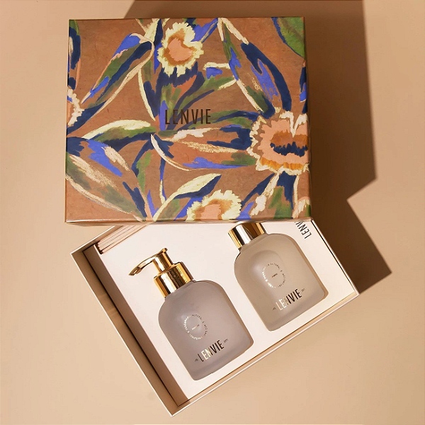 Kit Difusor de Perfumes e Sabonete Líquido Patchouli Vanilla LENVIE