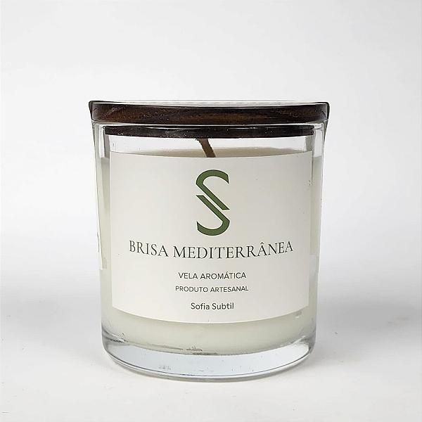 Vela Aromática 170g - Brisa Mediterrânea