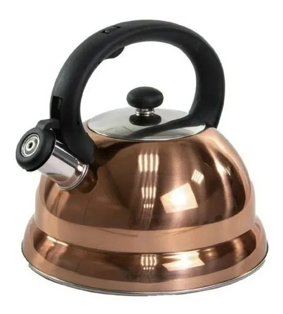 CHALEIRA EM INOX COM APITO LINHA BRONZE MIMO STYLE 3L