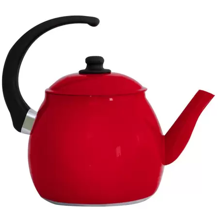 CHALEIRA VERMELHA LINHA RETRÔ 2,7L GULÊ ALUMINIO