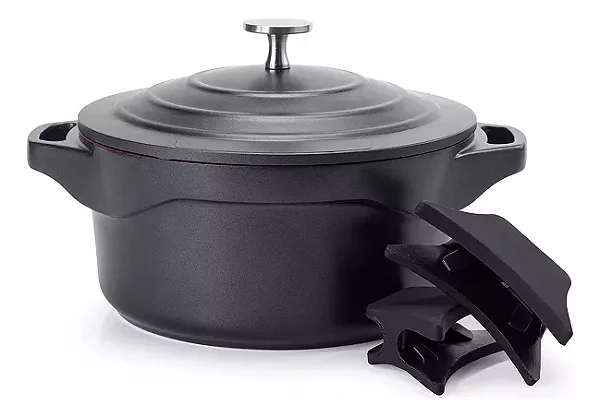 CAÇAROLA 28CM PREMIER BLACK REVESTIMENTO CERAMICO LE COOK