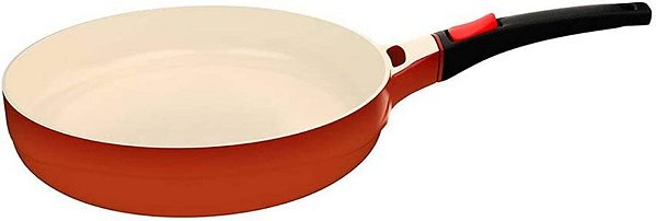 FRIGIDEIRA ANTIANDERENTE 24CM CABO REMOVÍVEL LINHA ORANGE LE COOK