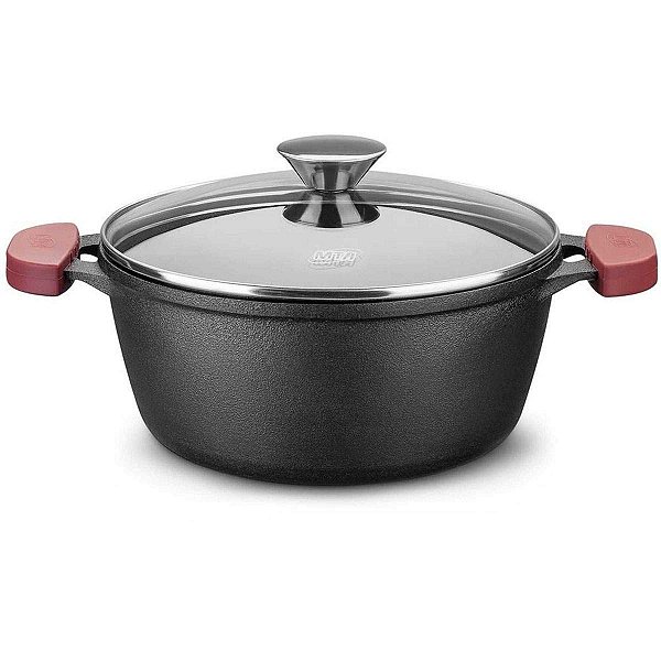 CAÇAROLA DE FERRO FUNDIDO MTA TVT 30CM 8,0 LITROS 8376
