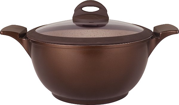 CAÇAROLA LINHA BELGA MTA 28 CM REVESTIMENTO CERÂMICO