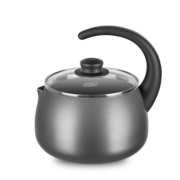 CHALEIRA ANTIADERENTE MTA LINHA FLORA GRAFITE 18CM/2,0L