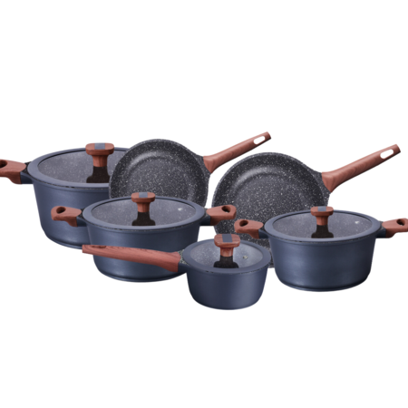 CONJUNTO 6 PEÇAS MTA LINHA TITANIUM REVESTIMENTO CERÂMICO