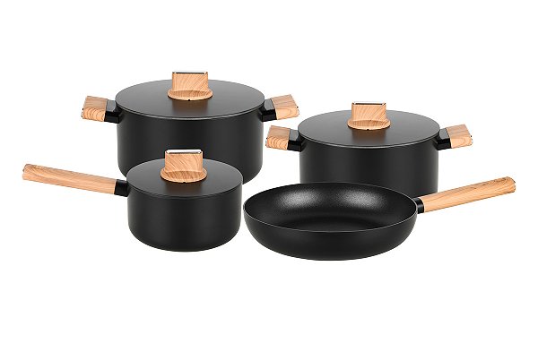 CONJUNTO DE PANELAS CONCEPT WOOD MTA 4 PEÇAS