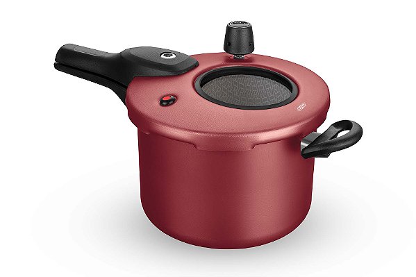 PANELA DE PRESSÃO CEREJA MTA LINHA FECHAMENTO EXTERNO 4,5L