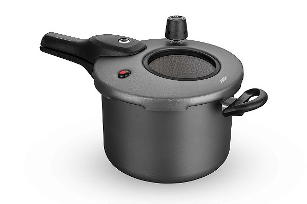 PANELA DE PRESSÃO GRAFITE MTA LINHA FECHAMENTO EXTERNO 4,5L