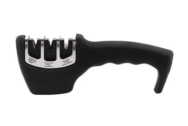 AFIADOR DE FACAS 3 EM 1 PRETO MTA