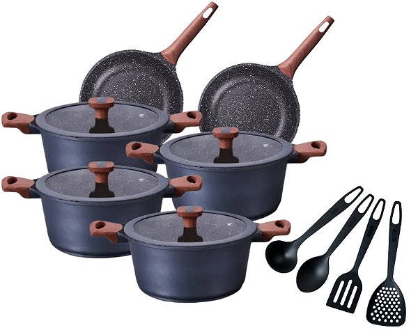 CONJUNTO DE PANELAS TITANIUM MTA 10 PEÇAS REVESTIMENTO CERÂMICO