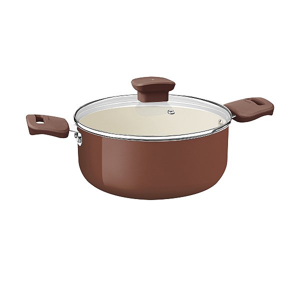 Caçarola Tramontina Veronese 24cm 4,8L Cerâmica  Argila