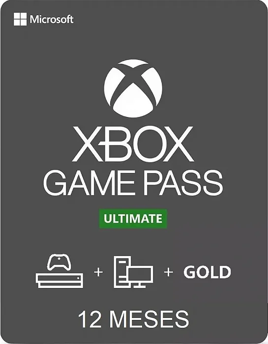 Xbox Game Pass Ultimate 12 Meses 25 Dígitos