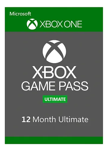 Xbox Game Pass Ultimate 12 Meses 25 Dígitos