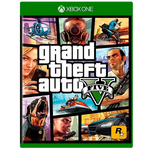 Grand Theft Auto V Premium Edition Xbox One (Novo) (Jogo Mídia Física)