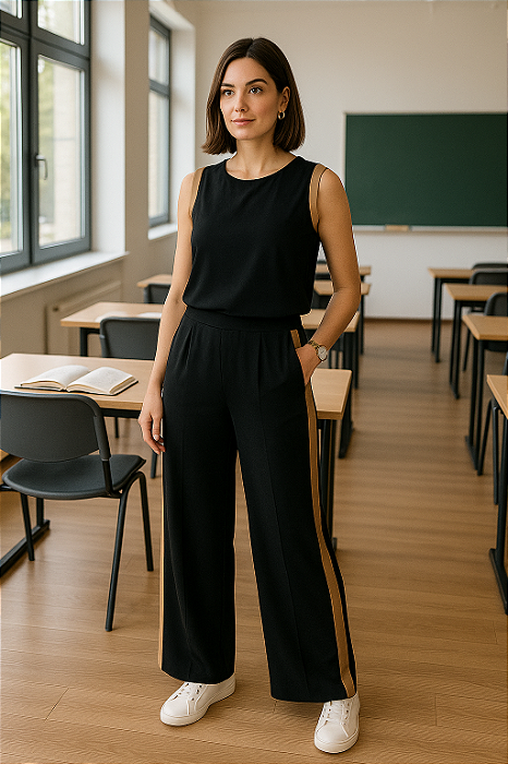 Conjunto de calça e blusa