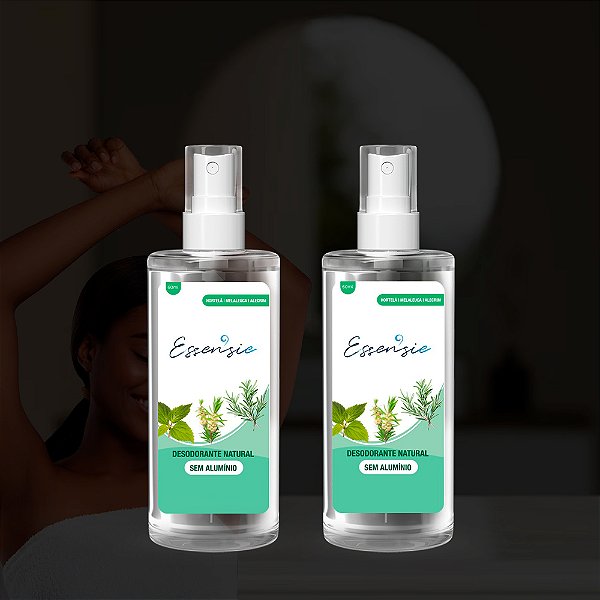 02 Desodorantes Naturais 0% Alumínio 60ml