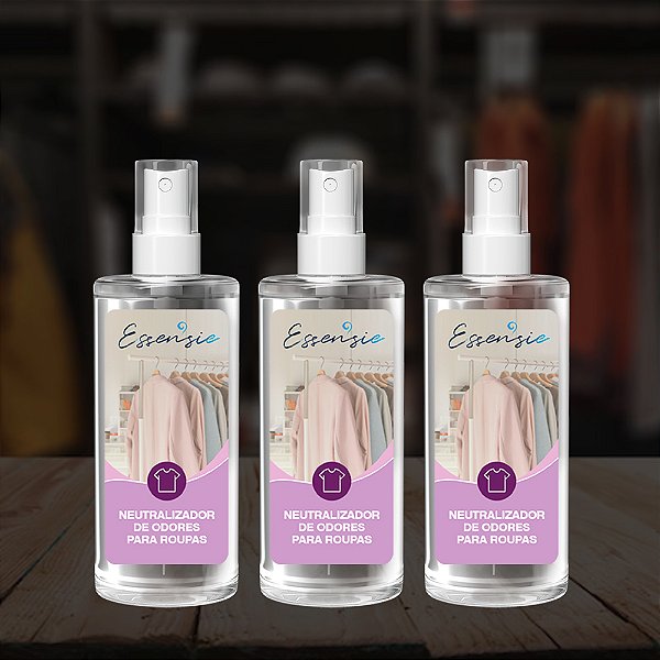 03 Neutralizadores para Roupas 60ml