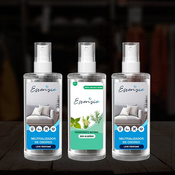 02 Neutralizadores para Ambientes + 01 Desodorante 60ml