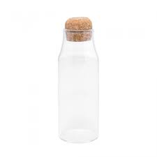 Porta Mantimento de Vidro Borossilicato com Tampa Rolha 250ml - Wolff