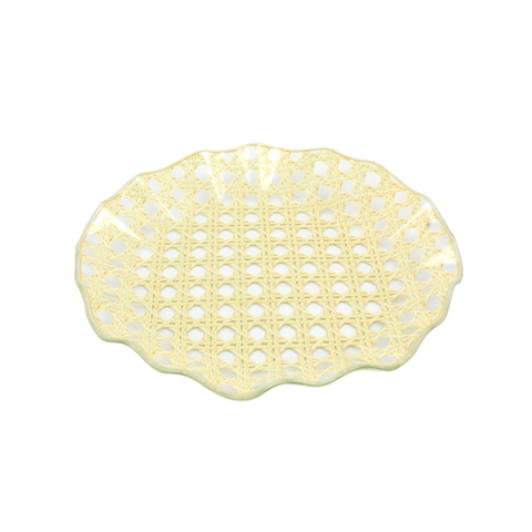 Travessa Rasa Redonda Ondulada Grande - 32 x 5 cm