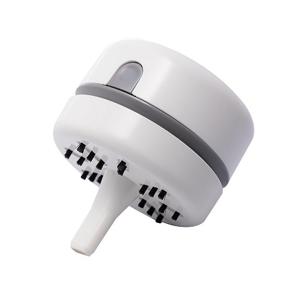 Mini Aspirador de Pó Automático Cinza 6cm x 6cm x 8cm  LYOR -