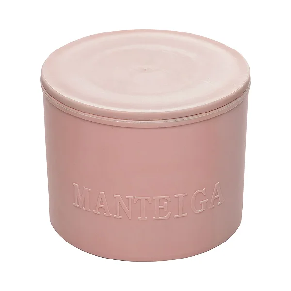 Manteigueira Francesa em Bambu e PP Rosa - LYOR