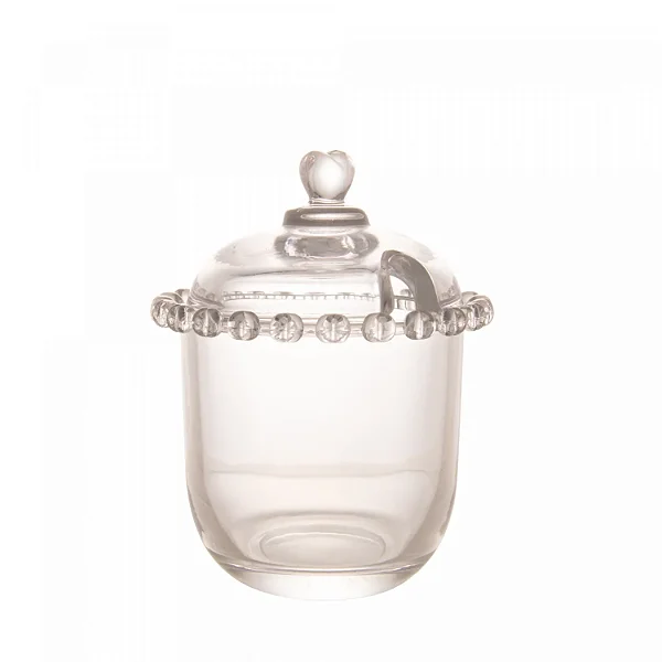 Meleira de Cristal com Pegador Coração 9,5cm x 12cm 210ml- LYOR