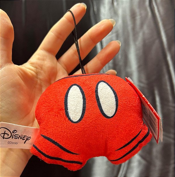 Enfeite Pelúcia Calça do Mickey para Pendurar - 11 cm