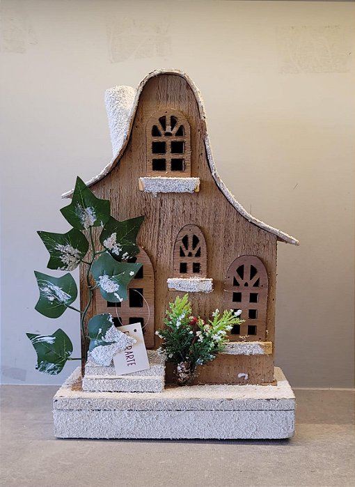 Casa Decorativa com Led 31x5cm