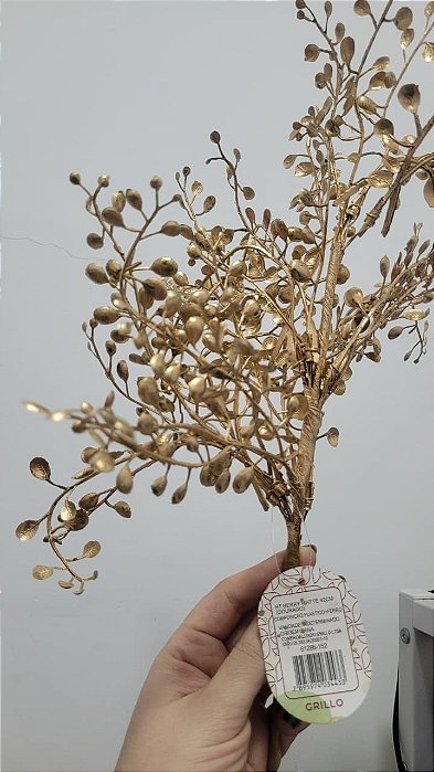 Galho Dourado Matte 42 cm Decoração