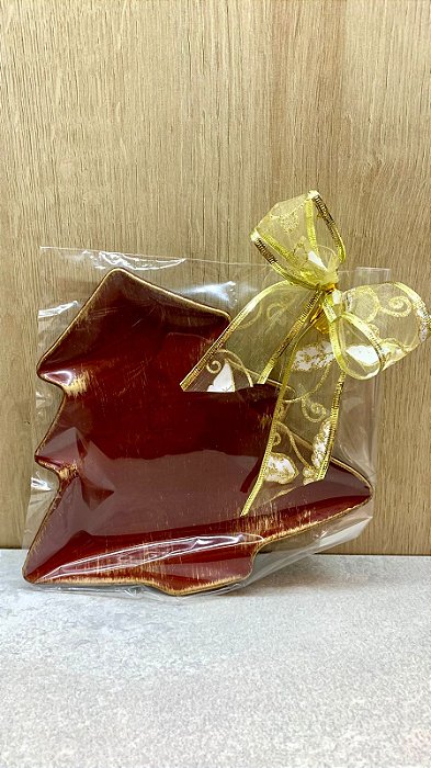 Petisqueira Árvore Vermelho 21x19cm Decorativa - Melamina