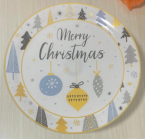 Centro de Mesa com pé em tema de Natal