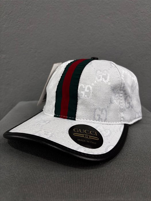 Boné Gucci Branco – Edição Luxo “Made in Italy”