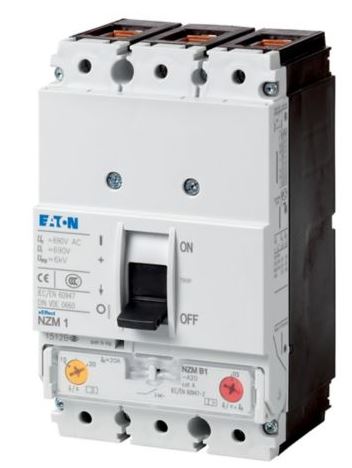 NZMH1-A125 - DISJUNTOR TERMOMAGNÉTICO 125A, 3P, 70kA/440V