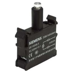SIRIUS - 3SB6403-1BA30-1AA0- BLOCO LED AMARELO 24V AC/DC