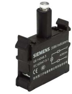 BLOCO LED PARA BOTÃO 24V 3SB64031BA501AA0