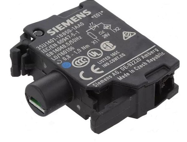 BLOCO LED INTEGR FRONT 24VCACC PARA AZ - 3SU14011BB501AA0