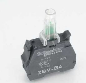 ZBVB4 - BLOCO DE CONTATO LUMINIOSO LED VERMELHO 24V