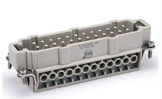 WHE-024-M (1-24) INSERTO MACHO PARAFUSO 24 POLOS + TERRA
