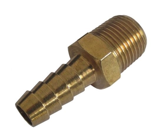 BM-3/8X1/4-BSPT - ESPIGAO TUBO D 3/8 ROSCA MACHO 1/4 BSPT