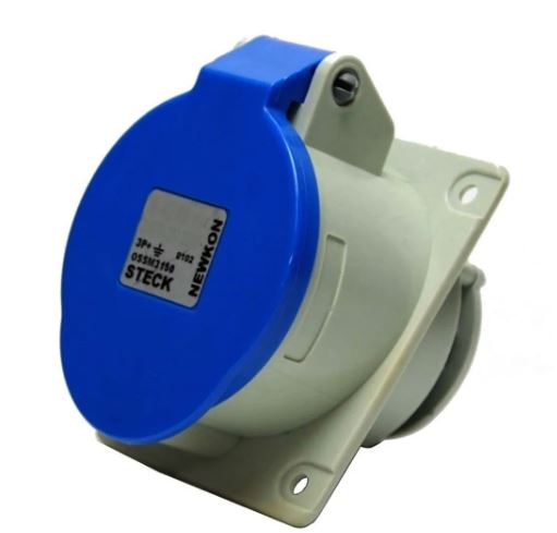 TOMADA EMBUTIR 3P+T 32A 9H N4249 AZ IP44 200-250V