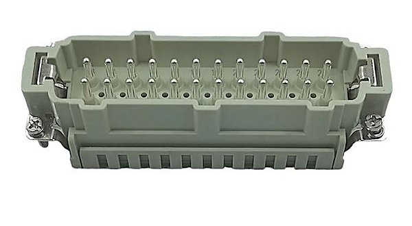 TOMADA INSERTO FEMEA HE-24MS - 16A - 500V - 6KV 3