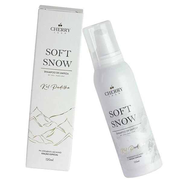 Espuma de Limpeza Cherry Lash – Soft Snow (120ml)